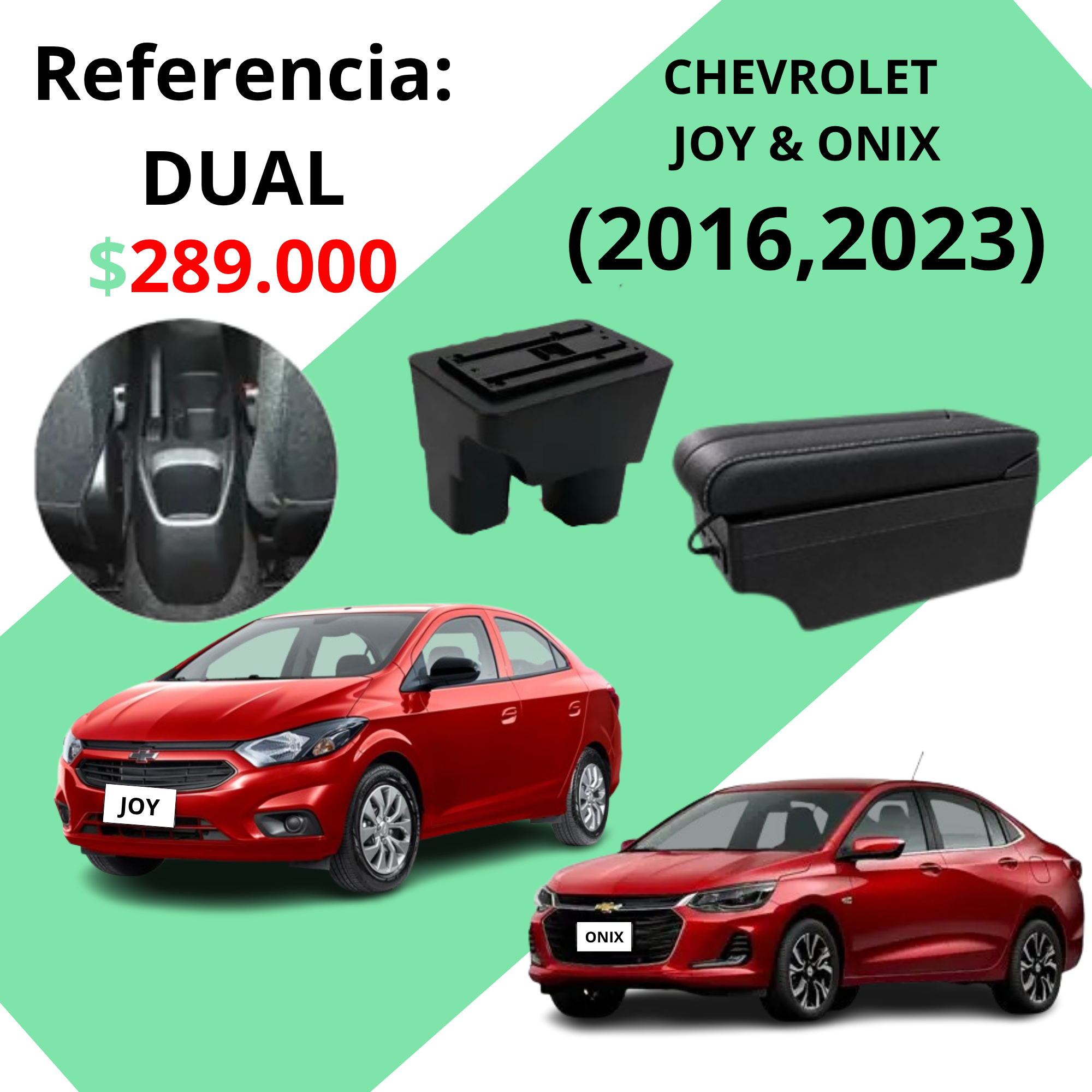 APOYABRAZOS CHEVROLET JOY & ONIX (2016,2023) DUAL