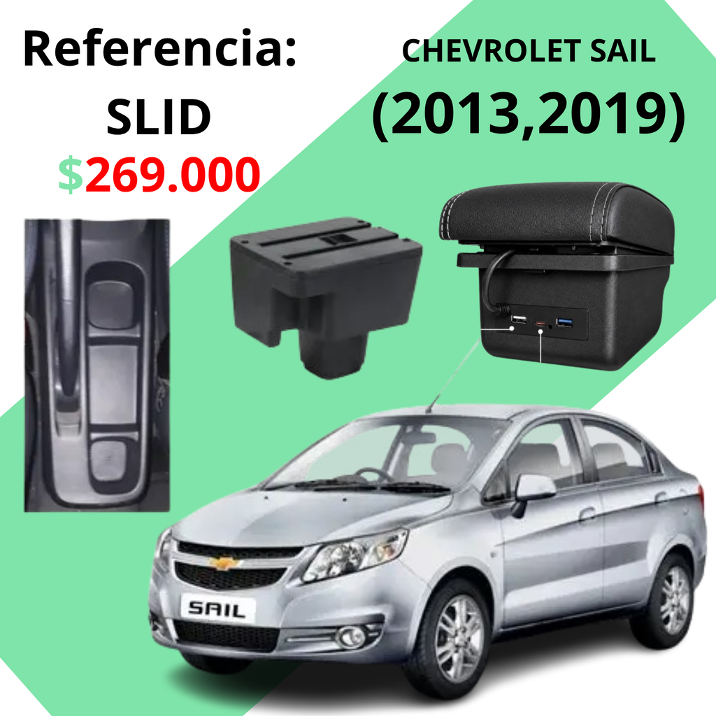APOYABRAZOS CHEVROLET SAIL   (2013,2019) SLID