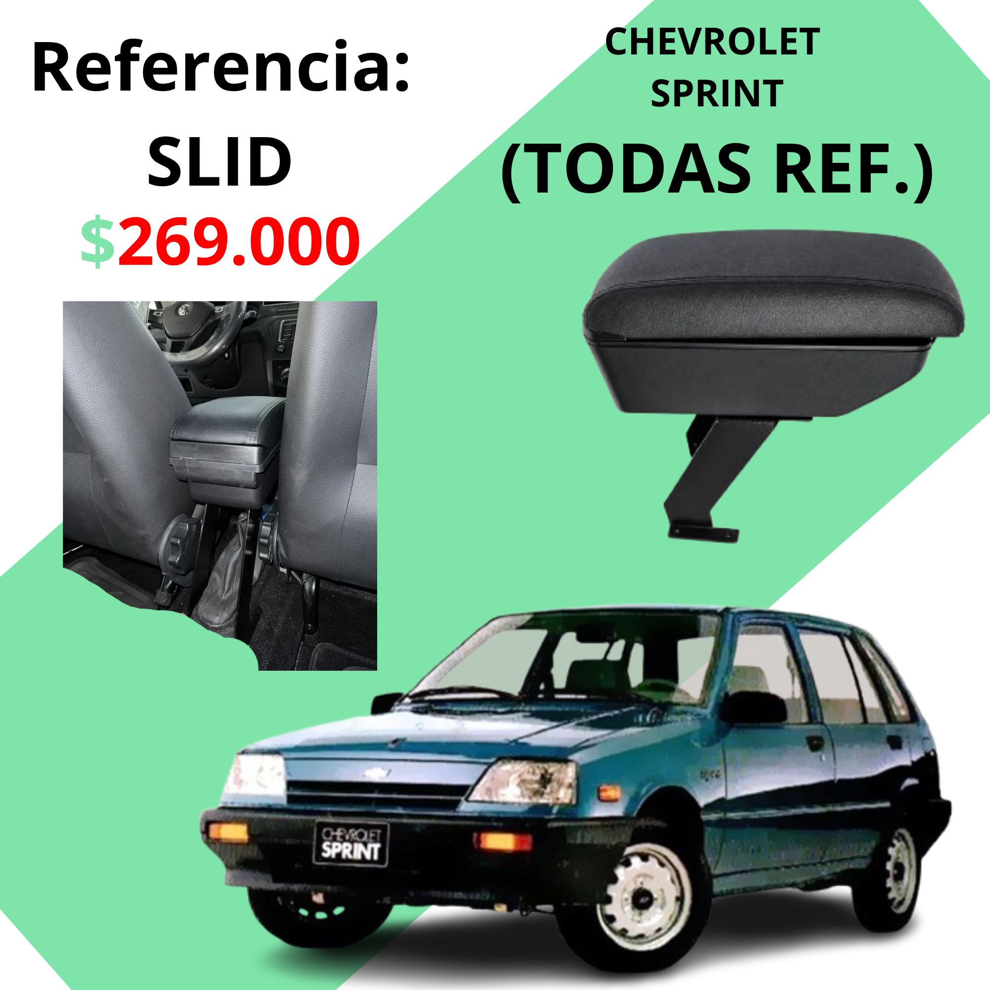 APOYABRAZOS CHEVROLET SPRINT (TODAS REF.) SLID