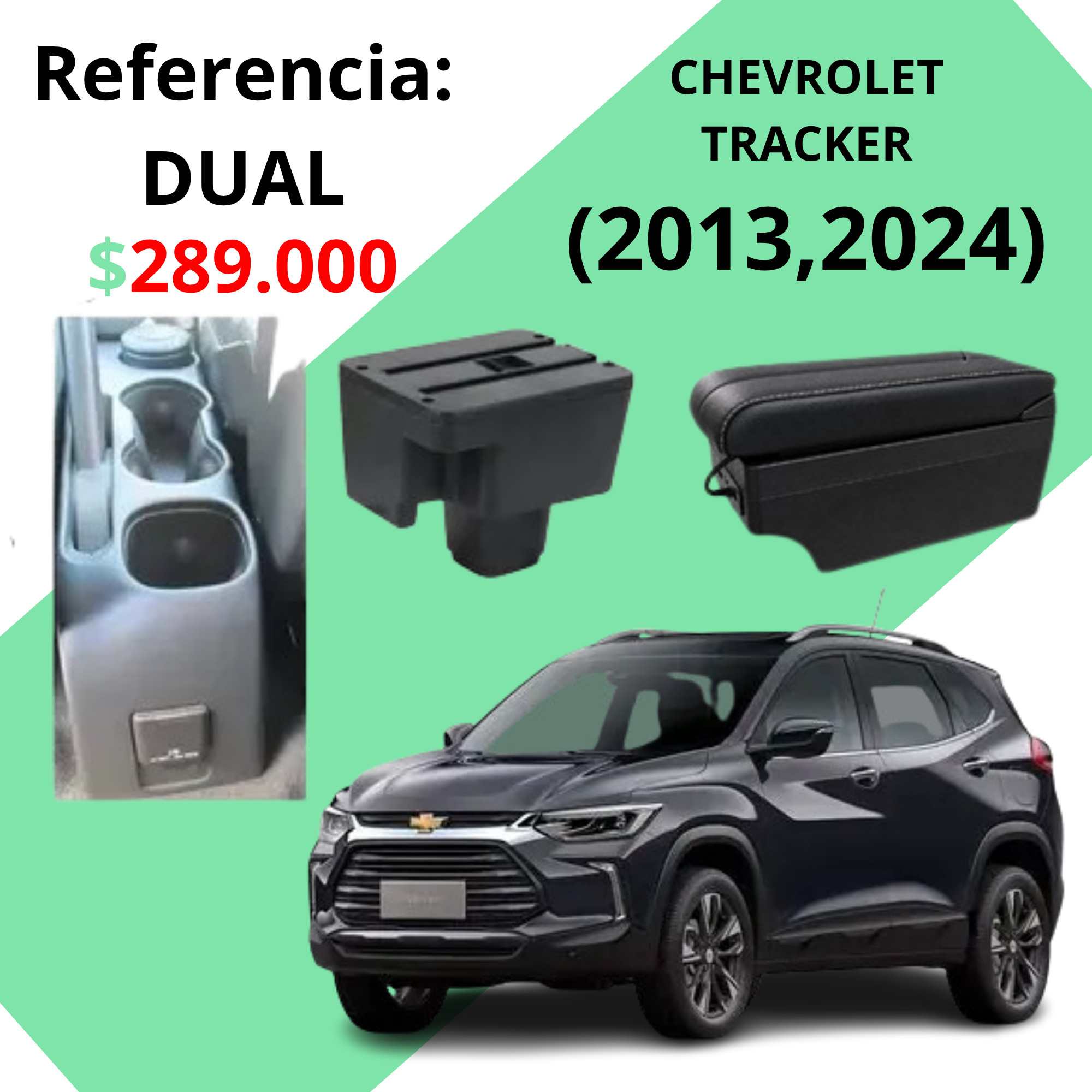 APOYABRAZOS CHEVROLET TRACKER (2013,2024) DUAL