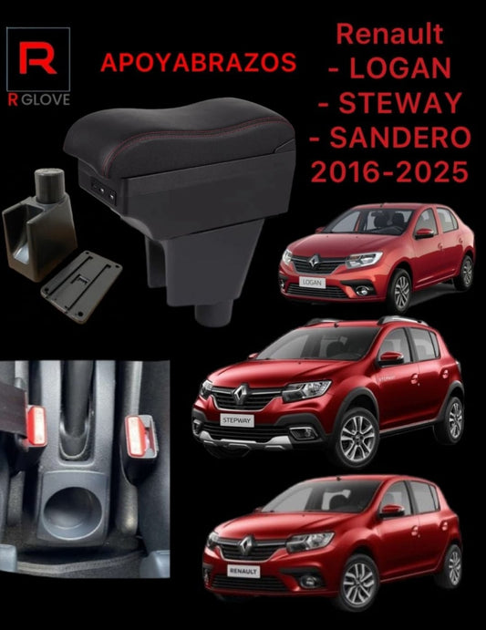 apoyabrazos LOGAN,SANDERO,STEWAY,SPARK GT(2016-2025)WAVE